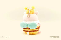 Lulu The Piggy Farmer - Plush Keychain