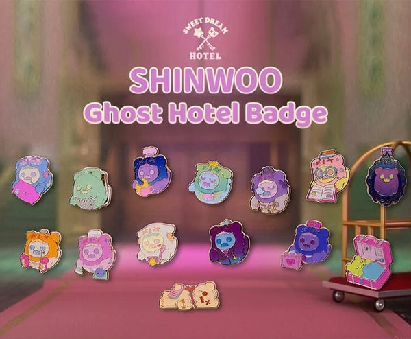 Shinwoo Sweet Dream Hotel - Ghost Hotel series badges