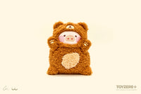 Lulu The Piggy Farmer - Plush Keychain