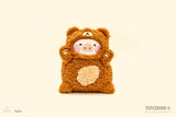 Lulu The Piggy Farmer - Plush Keychain