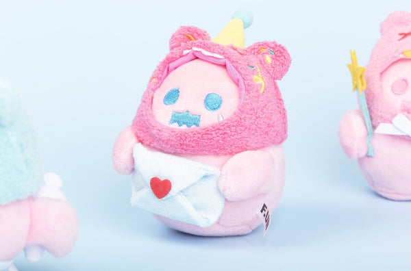 ShinWoo Birthday Series Ghost Bear Plush Keychain