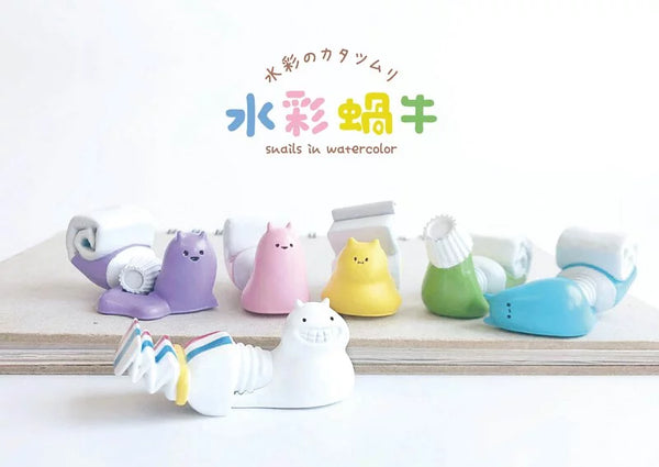 Watercolor Snails by Jinart