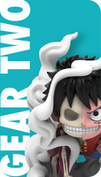 Freenys Hidden Dissectibles: One Piece S06 - Luffy Gears Edition by Mighty Jaxx (Opened box)
