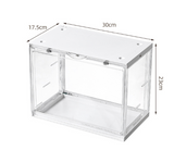 Figure Display Case Large with LED lights - White