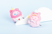 ShinWoo Birthday Series Ghost Bear Plush Keychain